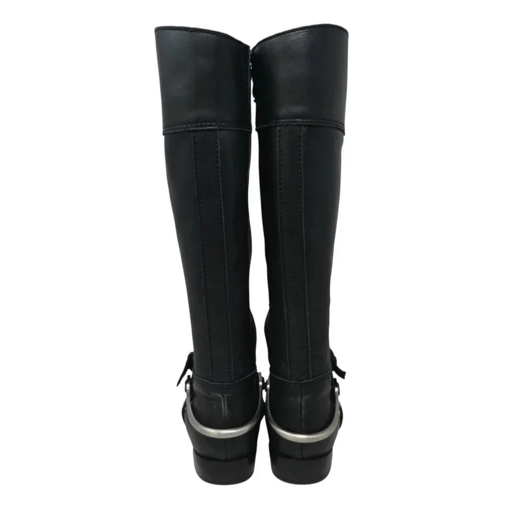 Pour La Victoire Marne Black Leather Harness‎ Riding Equestrian Boots